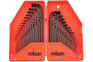 Rolson 40345 - Set di 30 chiavi esagonali