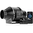 AC Infinity CLOUDLINE PRO T4 – Leises Inline-Lüftersystem | 100 Mm mit Temperatur-/Feuchtigkeits-VPD-Controller und App-Steue