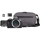 Canon EOS R100 + RF-S 18-45mm IS STM Travel Kit (Omuz &Ccedil;antası + 64GB SD Kart)