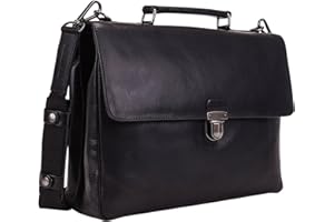 Leonhard Heyden Roma Aktentasche Leder 39 cm Laptopfach