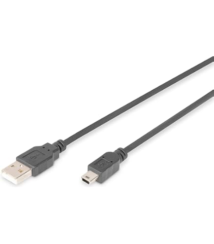 DIGITUS USB 2.0 Bağlantı Kablosu - 1.0 m - USB A (St) - USB Mini B