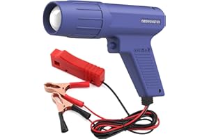 OBDMONSTER Lampe stroboscopique 12V, Pistolet d'Allumage pistolet de synchronisation, inductive pour moteur à essence,outil automobile pour voiture, moto, marine(Blue)