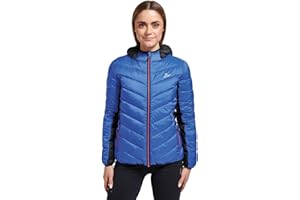 ATHL DPT. Damen gefütterte Winterjacke/Sportjacke/Hybridjacke in sportlichem Design mit praktischer Kapuze