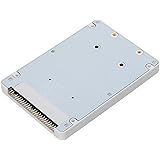 Cablecc mSATA Mini PCI-E SATA SSD auf 2,5 Zoll IDE 44pin Notebook Laptop Festplattengehäuse weiß