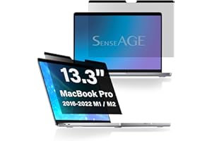 SenseAGE Magnetyczny filtr ekranu prywatności do MacBook Pro 13,3 cala, łatwe włączanie/wyłączanie, ochrona ekranu przed niebieskim światłem, kompatybilny z MacBook Pro 13,3" (2016-2022 M1 M2)