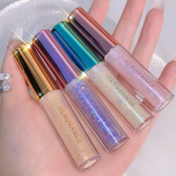 ISAKEN Kristall Lipgloss – Feuchtigkeitsspendend, Glänzendes Finish Für Volle Lippen, 5g