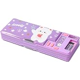 LilyBeauty Multifunctional Pop Up Pencil Case for Girls and Boys, Cartoon Pencil Box, Organizer, Stationery, Sharpener, Sched