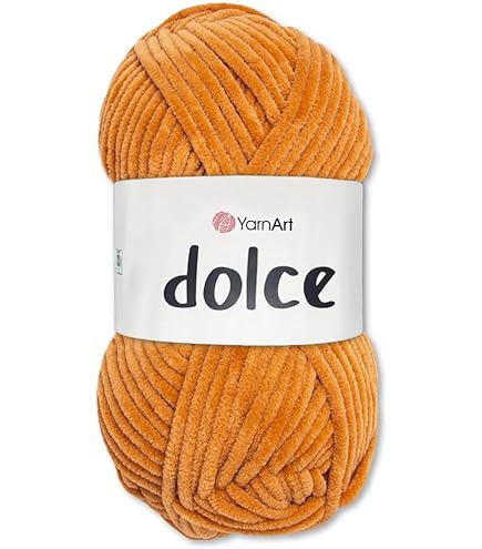 Frida's Wollhaus YarnArt Dolce Chenille Wolle 5x100g - Super Bulky Garn Für Amigurumi