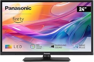 Panasonic TV-24S50AEZ, seria S50 24 cali HD LED Smart TV, 2024, Fire TV, silnik kolorów HD, HDR, sterowanie głosowe Alexa, tryb gry, odtwarzacz multimedialny, zapewnia wyjątkowe wrażenia wizualne