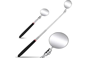 LR Supplies Extending Inspection Mirror Telescopic Swivel Car Mechanic Folding Tool 360 DIY