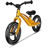 lionelo Bart Bici senza pedali per bambini da 2 anni a 30 kg, Ultraleggero solo 3kg e Resistente: Telaio in magnesio resisten