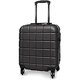 AVIO Atlas 45cm Underseat Cabin Bag – Airline-Approved Small Suitcase with 360° Spinner Wheels, ABS Hard Shell, 3-Digit Lock 