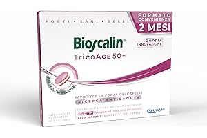 2X BIOSCALIN TRICOAGE 45+ - Integratore Anticaduta indicato per Capelli più Maturi - 60 COMPRESSE PER 2 MESI DI TRATTAMENTO