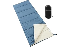 UINOFER Camping Schlafsack, Kaltwetter Schlafsäcke für Erwachsene & Kinder, 4-Jahreszeiten-Leichtgewicht-Warm-Schlafsack für Camping, Reisen, Wandern, Rucksacktourismus