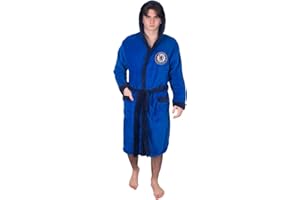 Chelsea FC officiel - Robe de chambre à capuche thème football - polaire - homme
