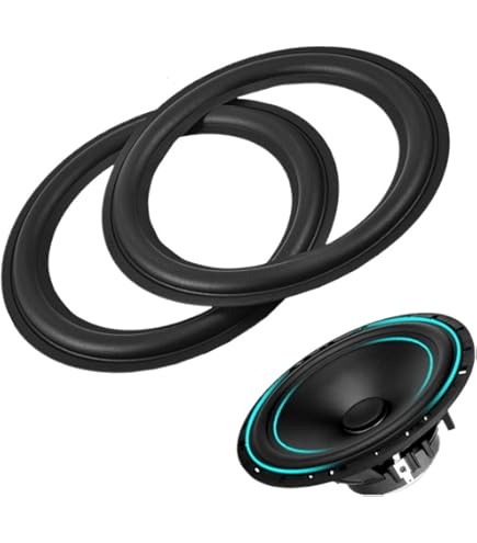 4" Speaker Rubber Surround Edge Repair Kit - 2 Speaker Kit Fits 4 Speakers