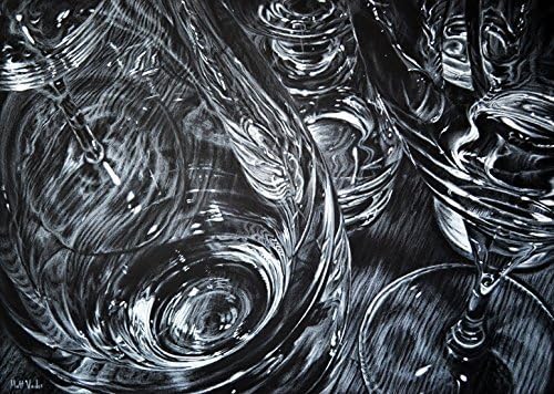 Glass #6 - Original Artwork - 72 x 52 cm - Mixed Media On Board - Ready To Hang