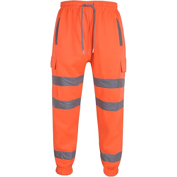 NFK LJ Pantaloni Da Jogging Da Uomo Hi Vis Viz Pantaloni Da - Foto 7