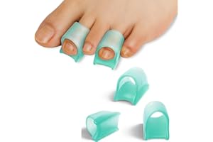 CEYOME Hammer Toe Straightener Corrector for Women & Men - 6pcs(Green) - Gel Toe Splints - Hammer Toe Straightener - Realign Bent, Curled, Crooked, Claw, Hammer Toes - 3 Different Sizes (S/M/L)