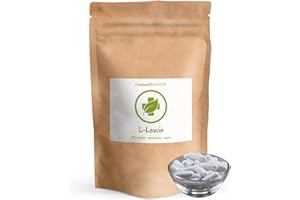 ‎VITALUNDFITMIT100 L-Leucin - 250 Kapseln - hochdosiert - aus pflanzlicher Fermentation - gentechnikfrei - vegan - ohne unnötige Zusätze - Deutsche Herstellung