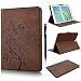 Produktbild Samsung Galaxy Tab S2 9.7 Schutzhülle, yokata sm-t810 N/t815 N/t813 N/t819 N Schutzhülle PU Leder Case Vintage Prägung Blume und und Schmetterling Butterfly Design Wallet Cover-Karte Slots magneique Ultra Slim Schutzhülle Flip stoßfest Schutzhülle Cover und transparente Silikon Weich, + 1 * Eingabestift - Rosa