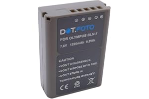 Dot.Foto BLN-1 Premium 7.6v / 1220mAh Batería Recargable para Olympus OM-D E-M1, E-M5, E-M5 II, Pen E-P5, Pen-F, HLD-6