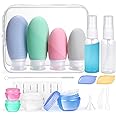 Opret 18 Pcs Travel Bottles Set for Toiletries, Silicone Travel Containers 100ml/60ml TSA Approved Leak Proof Refillable BPA Free Travel Accessories for Shampoos, Conditioner and Lotion