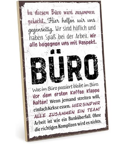 Motivations-Schild Im Retro-Look – 20x30 Cm Blechschild Mit Spruch „Mach Dein Ding!“ Für Büro, Gym & Mehr
