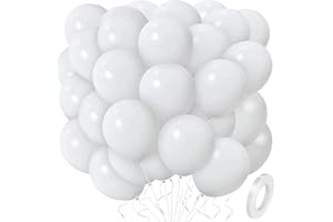 BELSVOR 50 Stück Luftballons, Luftballons Geburtstag, 50 Stück , Luftballon für Geburtstags/Hochzeits/Party/Weihnachtsdekorationen, 12 Zoll Latexballons