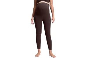 CRZ YOGA Womens Butterluxe Maternity Leggings 25" - Workout Activewear Yoga Pregnancy Pants over the Belly Buttery Soft