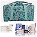 Aqua butterflies Essentials pre-packed maternity/hospital bag/holdall for Mum & Baby