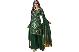 Xomantic Fashion Salwar Kameez Embroidered with Dupatta Women's Kurta Plazo Set