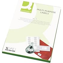 Q Connect Multipurpose Label 14 Per A4 Sheet (Pack Of 100) - White