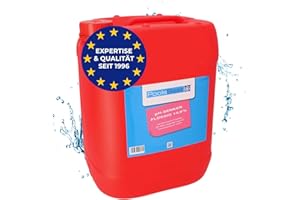 PoolsBest pH Senker flüssig 22 kg I pH-Minus mit 14,9% Schwefelsäure zur optimalen pH-Wert Regulierung für Pools I pH-Wert Senker Pool flüssig zur Verwendung mit Pool Dosieranlage I pH senken Pool