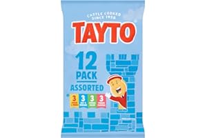 Tayto Northern Ireland Variety Assorted Potato Crisps Multipack (12 X 25g)
