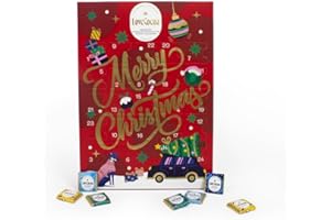 Love Cocoa Luxury Chocolate Neopolitan Advent Calendar 120g | Christmas 2023 | Plastic-Free | Ethical Single Origin Chocolate in a Variety of Flavours