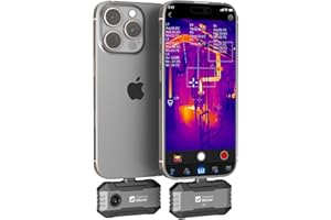 Kamera termowizyjna do iPhone 15/16 i Android Thermal Master P1, kamera termowizyjna na podczerwień, rozdzielczość X³ IR 320 x 240, -20℃-600℃ zakres temperatur, kontrola domu, 15x zoom