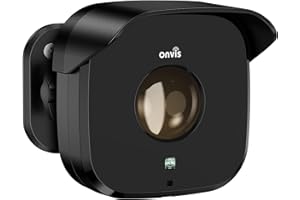 Onvis Sensor de movimiento exterior Thread, IP66 resistente al agua con sensor de luz, medidor de temperatura y humedad, para sistema de alerta y automatización, solo funciona con Apple Home
