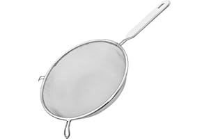 Fackelmann 42336 Passoire en inox 20 cm, Argent/Blanc