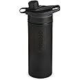 GRAYL GeoPress 710 ml Outdoor Water Filter Drinking Water I Eliminates 99.99% of All Bacteria and Viruses I Perfect for Camping, Survival and Travel (Covert Black)