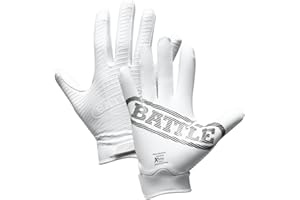 Battle Sports Doom 1.0 Football Receiver Gloves for Youth