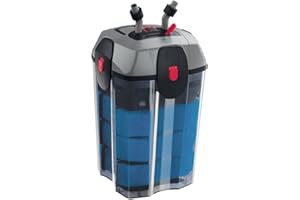 Ferplast Hydor Filtro Esterno Acquari fino a 500 Litri BLUEXTREME 1500, 4 livelli, 32 W, Spugne, Cannolicchi, Pompa, 26 x 26 x h 46 cm