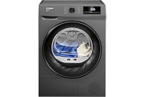 Bomann® Wärmepumpentrockner 8kg | kein Wasseranschluss nötig | Trockner m. Antiknitterfunktion | Wäschetrockner 15 Programme | Kondenstrockner | umweltfreundliches Kühlmittel R290 | WPT 7154 titan