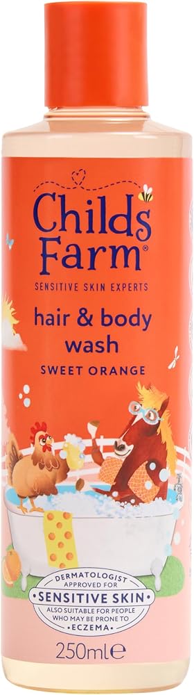 Childs Farm Organik Tatlı Portakal Özlü Çocuk Saç ve Vücut Şampuan 250ml