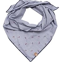 Dreieckstuch Halstuch Schal Anker-Liebe blau grau gestreift von Cherry&Magnolia