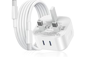 UGKENT iPad USB C Charger,Apple iPad Type C Fast Charger Cable and Plug 25W USBC for New i Pad Pro 12.9 11 4th 5th 6th M4 2024 Generation/Air 10.9 inch 5th Gen M2 M3/Mini 6 A17 Pro/Pad 10th A16 11th 2025