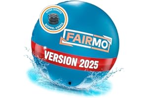 ‎FAIRMO Das ultimative 3M Poolkissen Winter XXL (rund) von FAIRMO - Luftkissen (3 Meter) für winterfeste Poolabdeckung - Aufblasbare Winterkissen Überwinterung für Pool