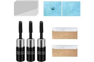 Katyjun 3 Flaschen Glasreparaturflüssigkeit,Steinschlag Reparaturset Windschutzscheibe Auto,Glas Windshield Riss Scheiben Reparatur Set