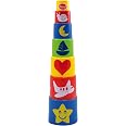 Gowi 453-37 Pyramide Pirat – Stapelspielzeug, 11-teilig, Für Kleinkinder