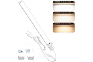 Ylatoial Illuminazione a LED per mobili da cucina da 41 cm, luce da incasso dimmerabile con sensore touchless, striscia luminosa da incasso ultrasottile per cucina e camera da letto